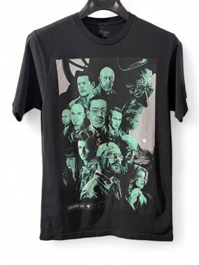 Breaking Bad Characters Graphic T-Shirt Size Men’s Medium